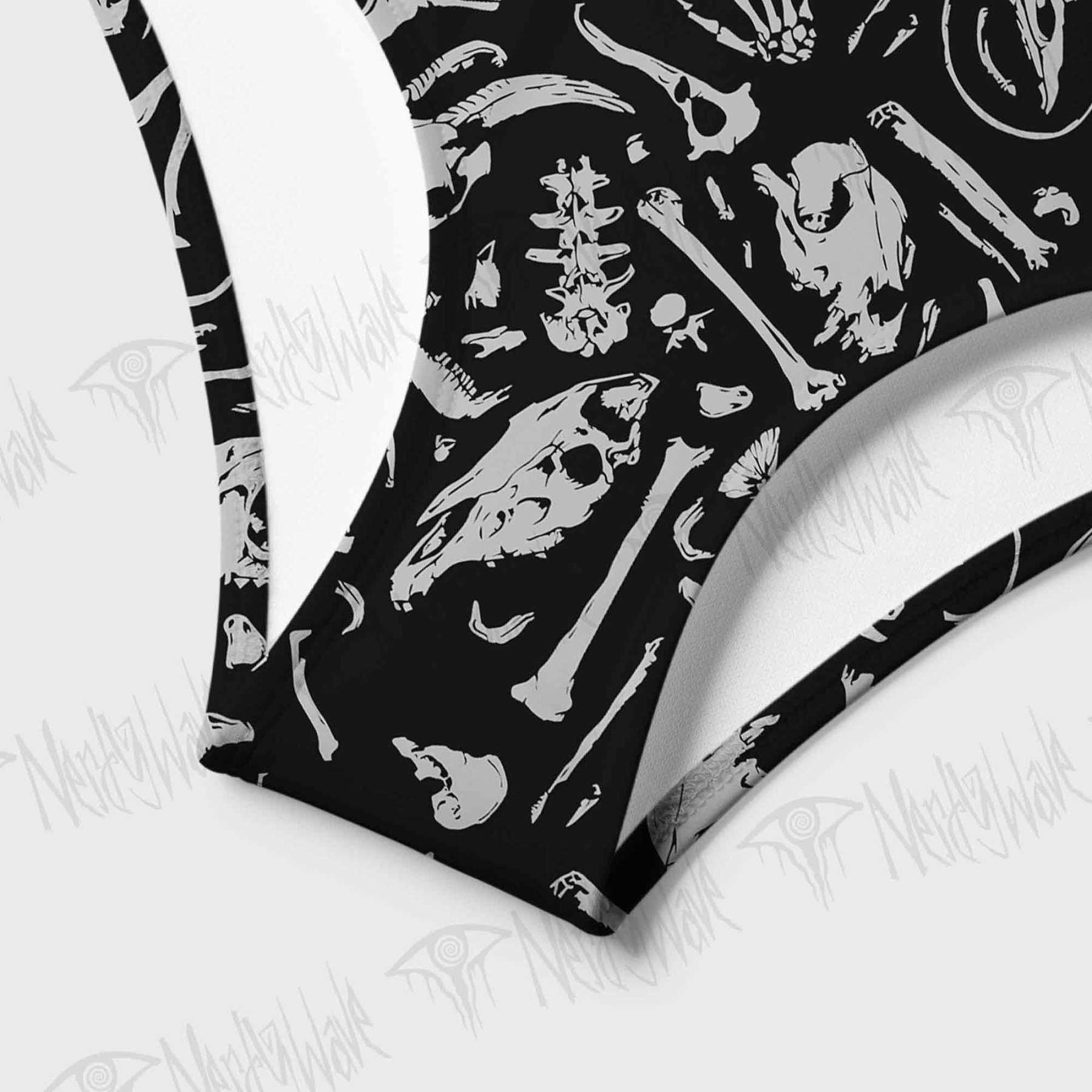 Dinosaur Fossils Women's Adjustable Tie-Strap Bikini