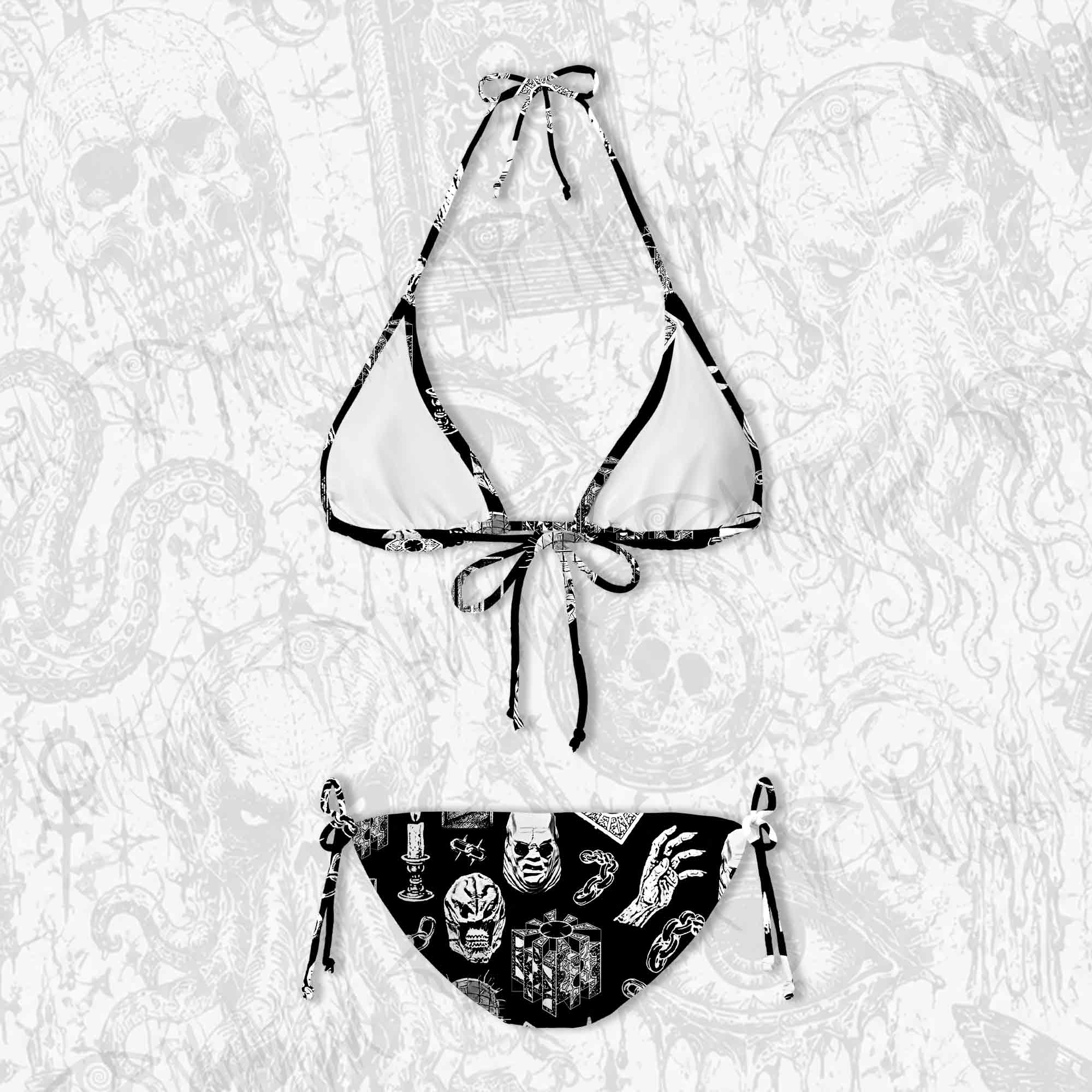 It's A Waste of Good Suffering Women's Adjustable Tie-Strap Bikini