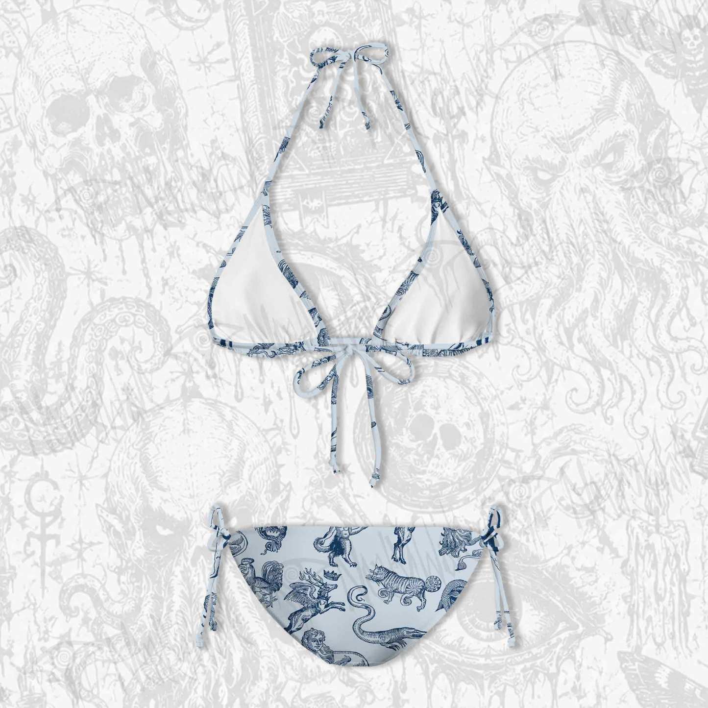 Medieval Monster Women's Adjustable Tie-Strap Bikini