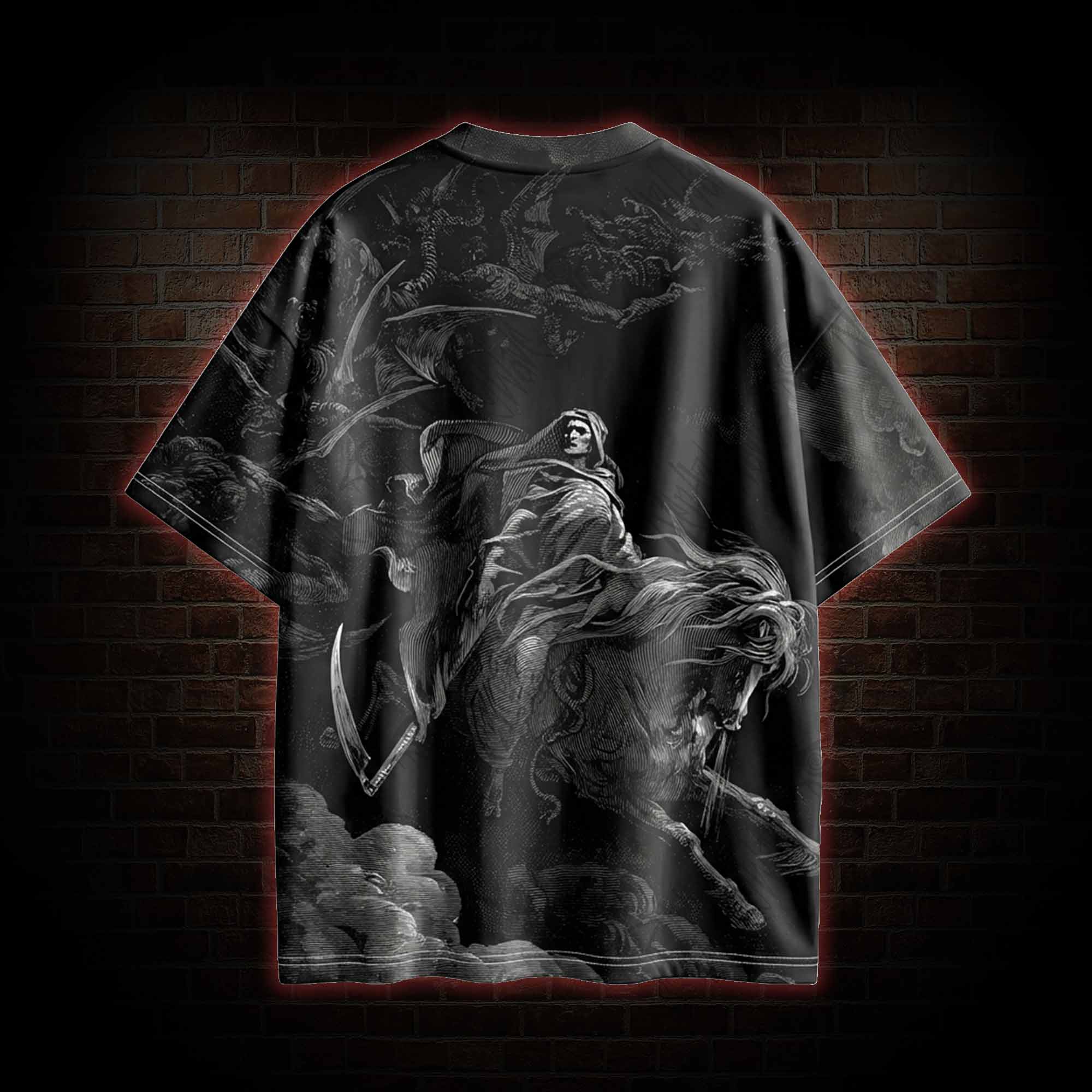 Death on the Pale Horse Vintage Graphic T-shirt