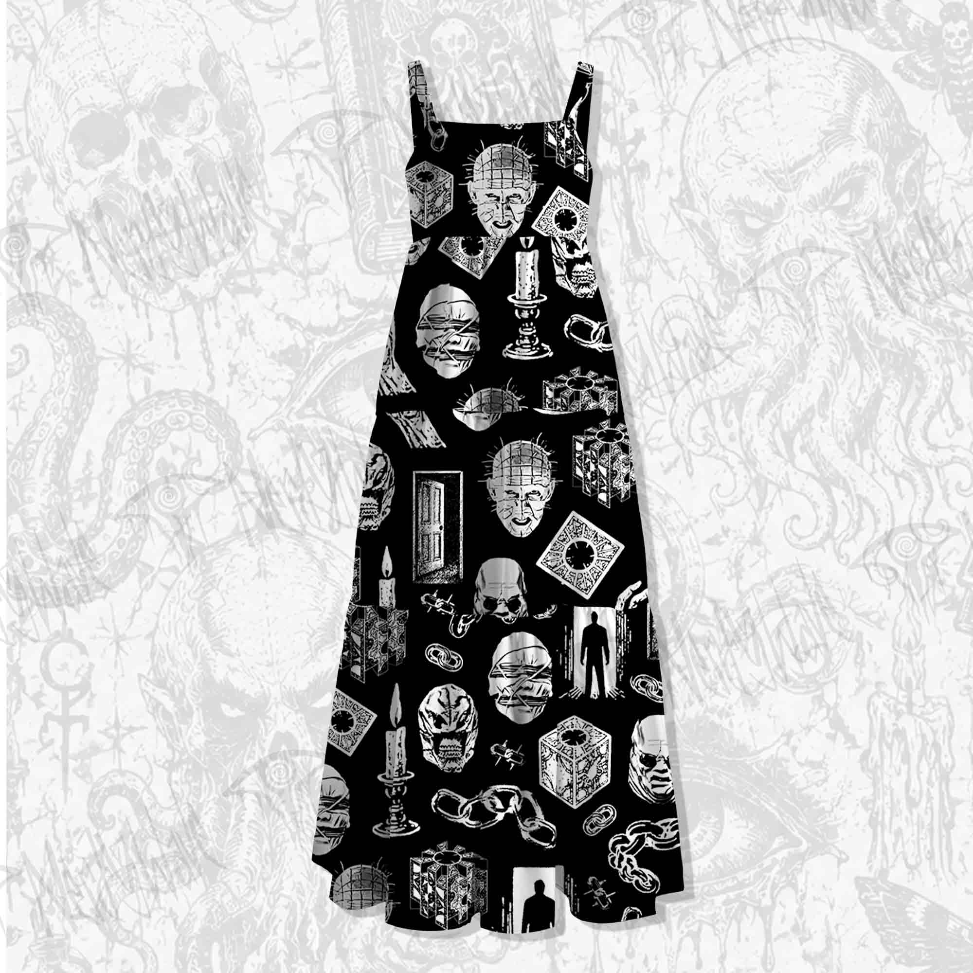 It's A Waste of Good Suffering Spaghetti Strap Long Dress