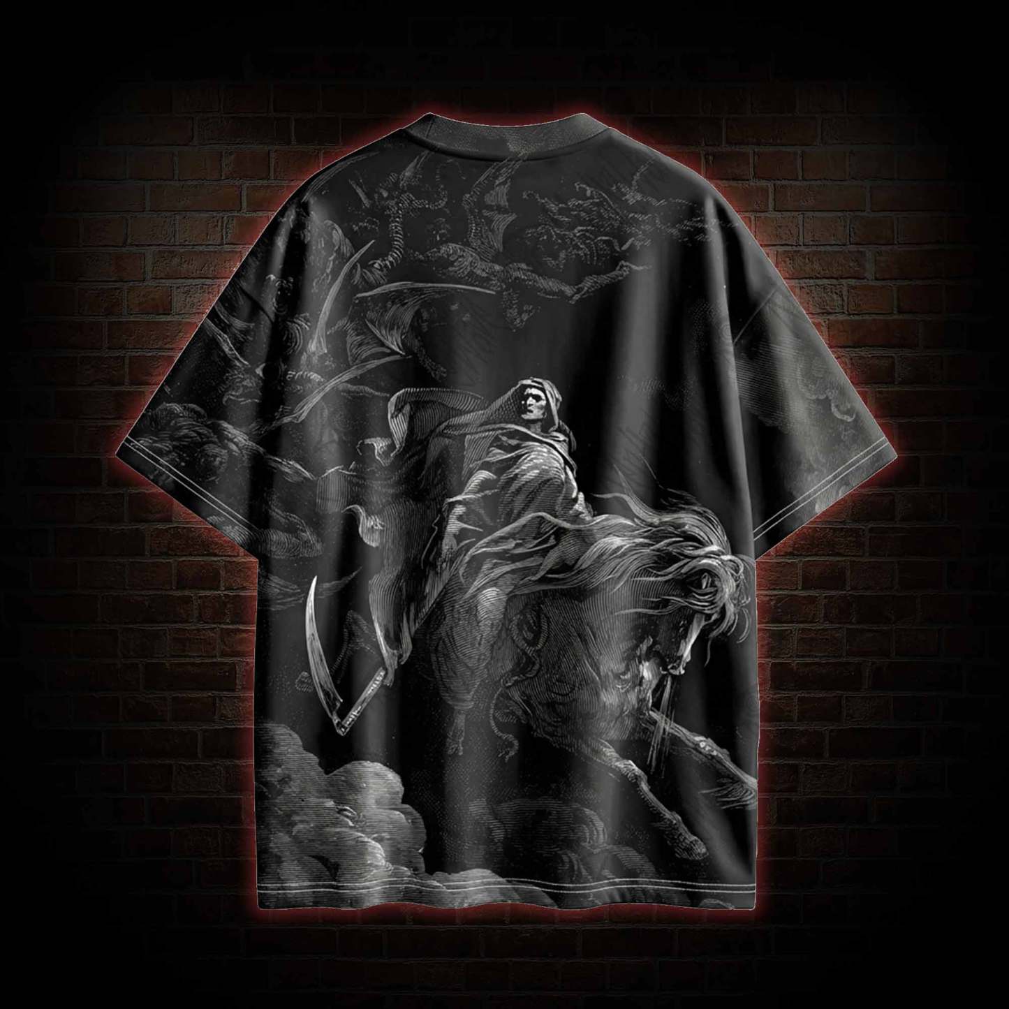 Death on the Pale Horse Vintage Graphic T-shirt