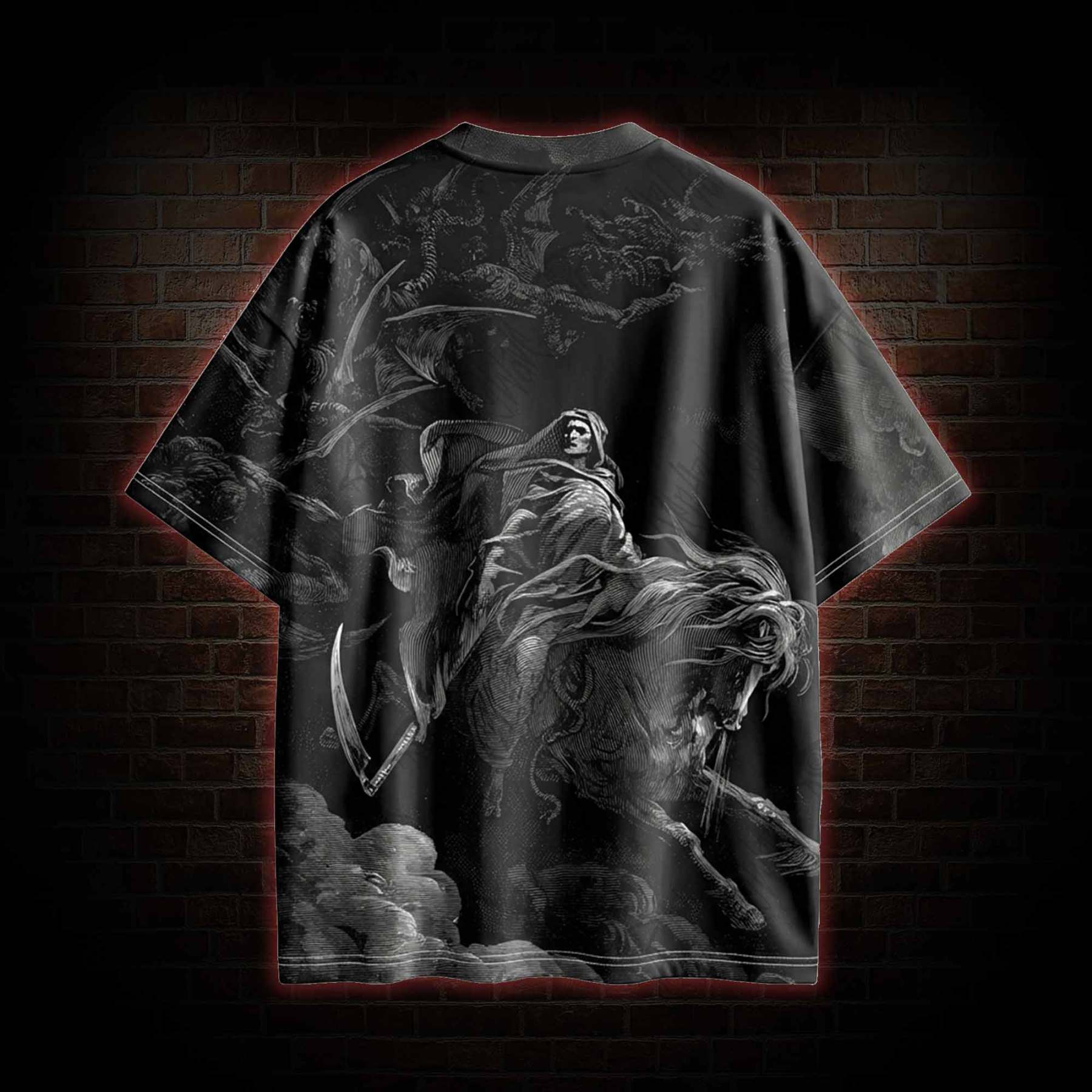 Death on the Pale Horse Vintage Graphic T-shirt