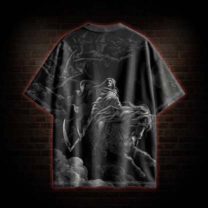 Death on the Pale Horse Vintage Graphic T-shirt