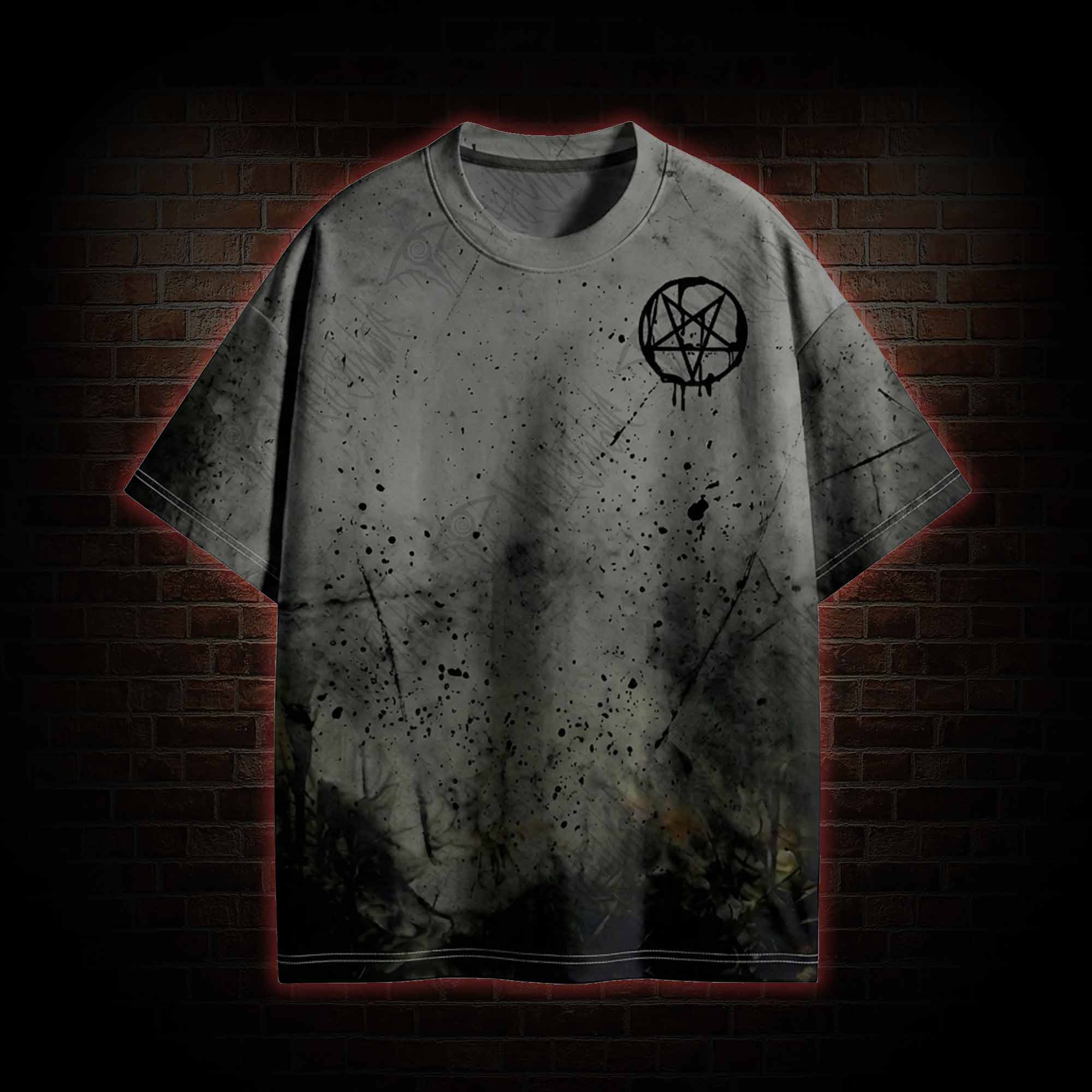 [Copy]Baphomet Demon Graphic T-shirt