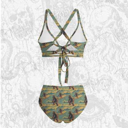 Bigfoot Surfing Bikini Set