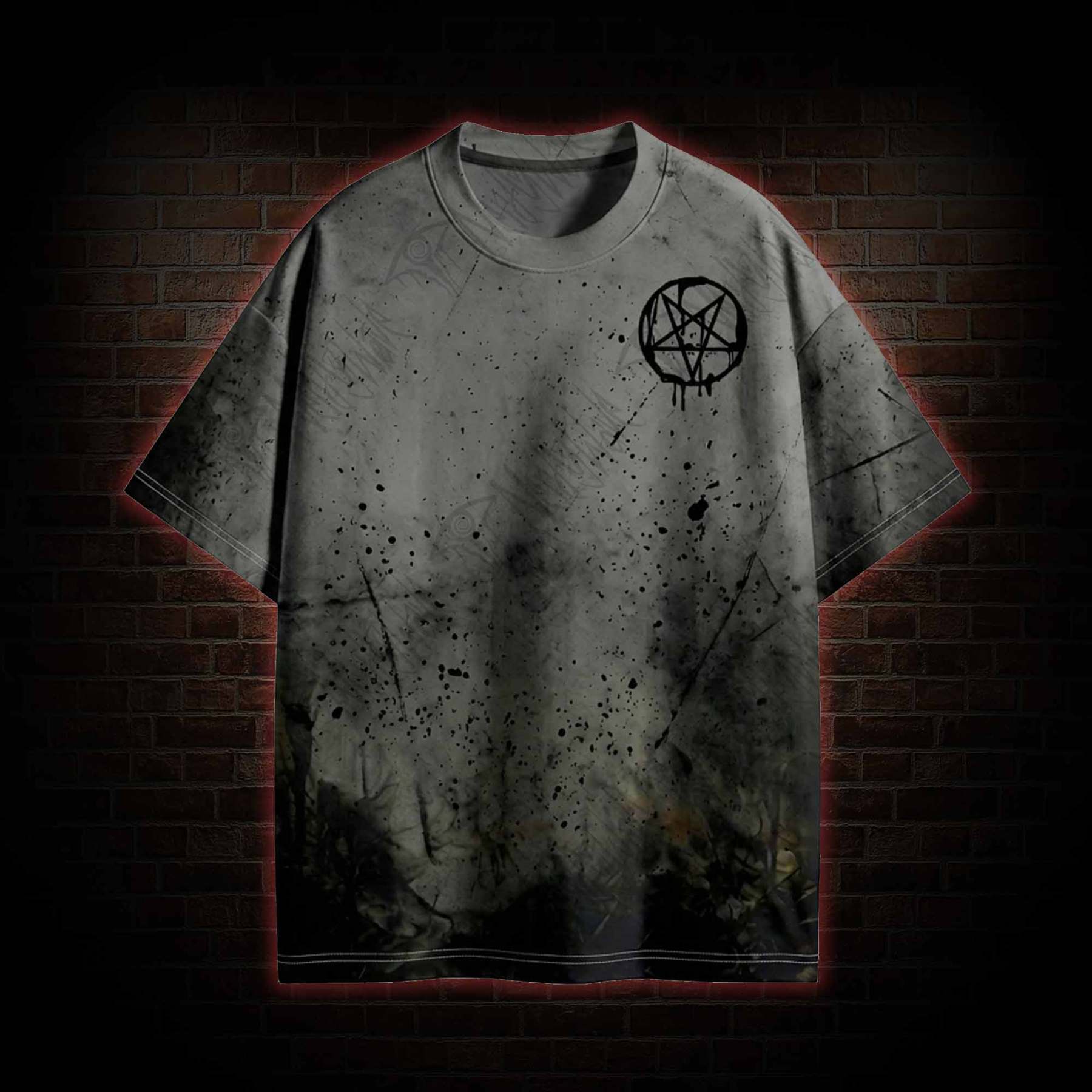 [Copy]Baphomet Demon Graphic T-shirt