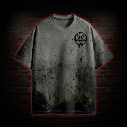 [Copy]Baphomet Demon Graphic T-shirt