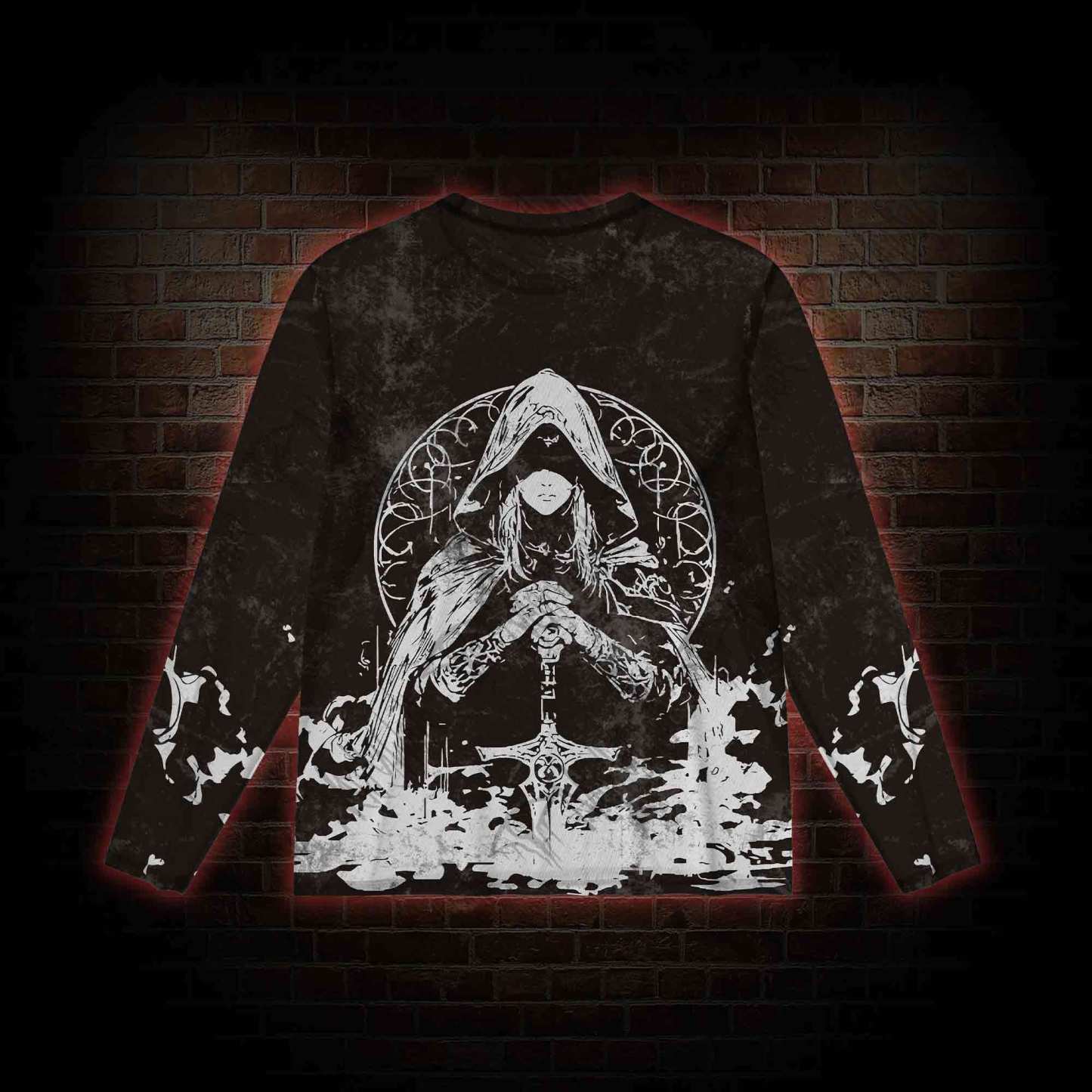 Finger Maiden Mesh Long Sleeve Top