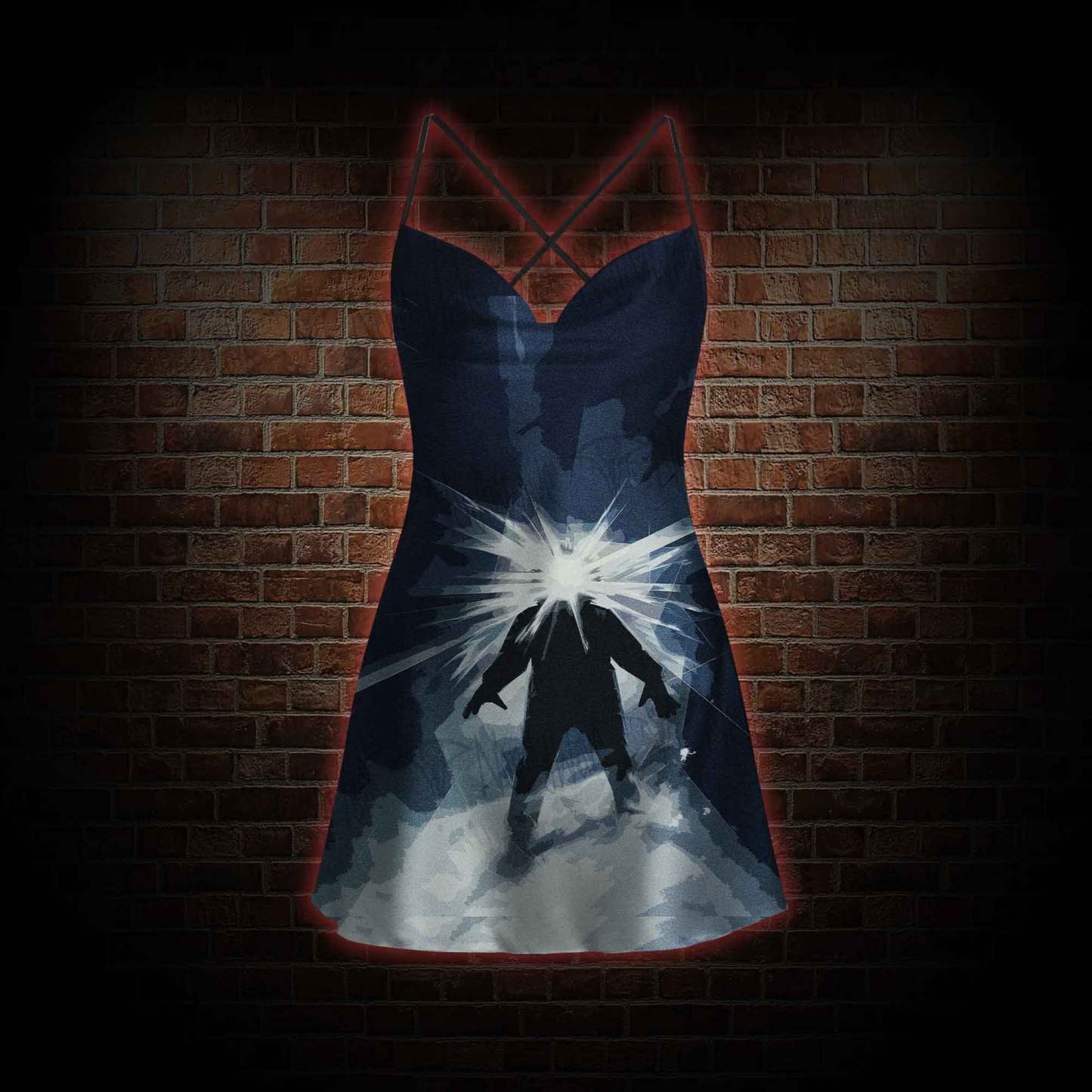 The Thing Horror Cowl Neck Slip Dress