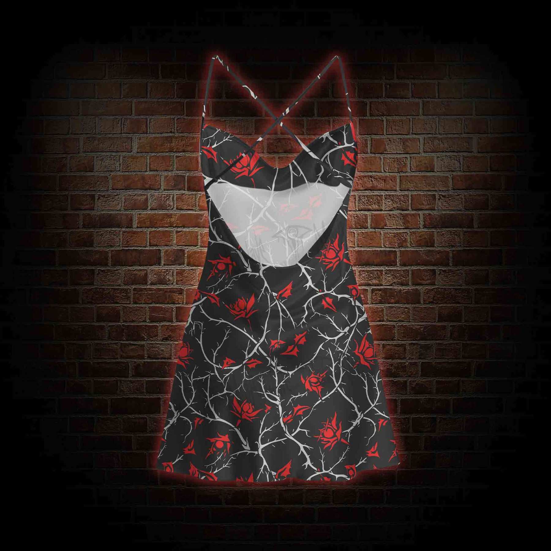 Thorns Cowl Neck Slip Dress