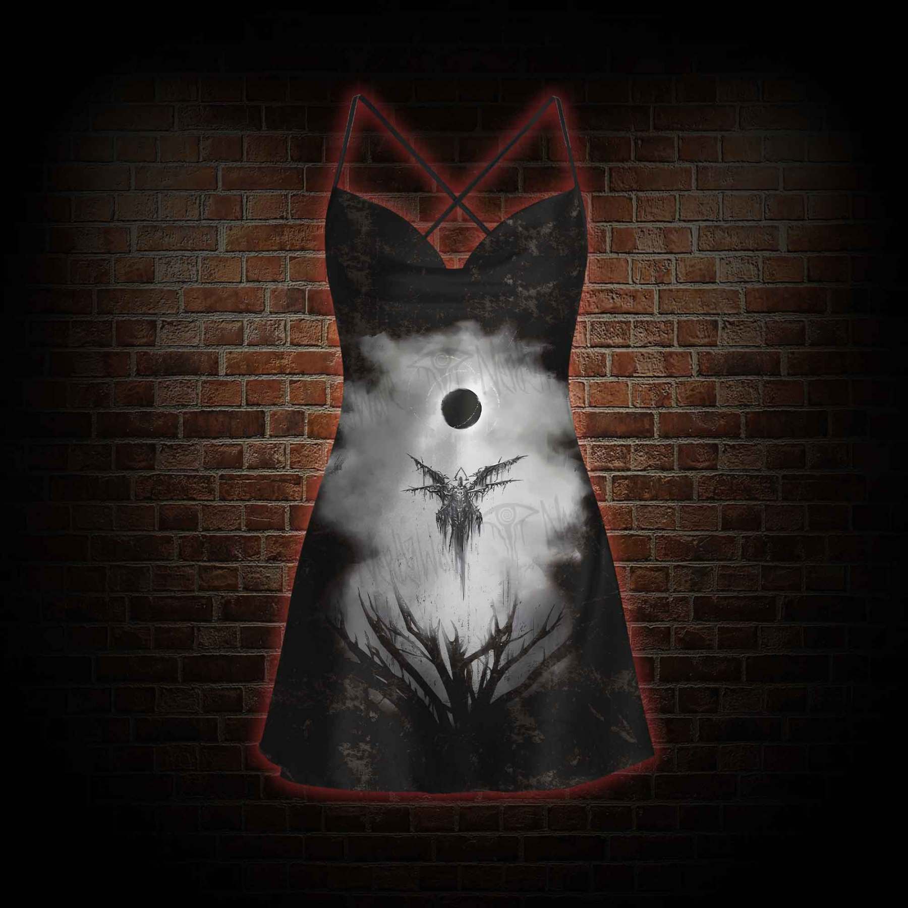 Angel of Death Cowl Neck Slip Dress