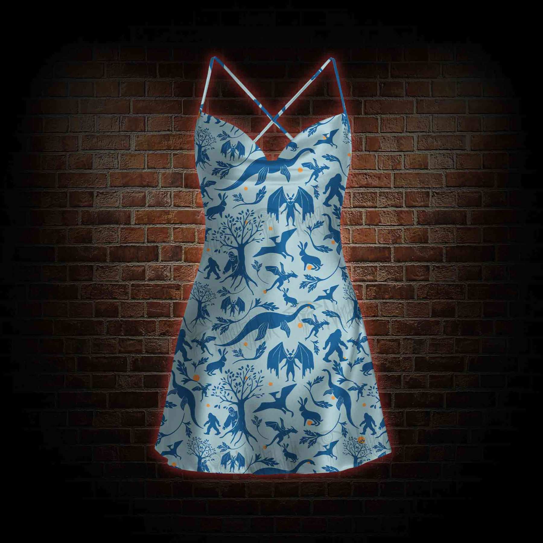 Hide&Seek World Champion Cowl Neck Slip Dress