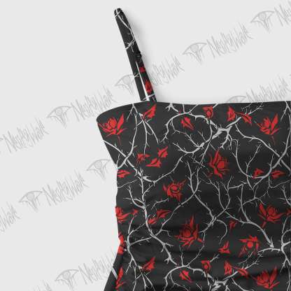 Thorns Slim-Strap Swimsuit