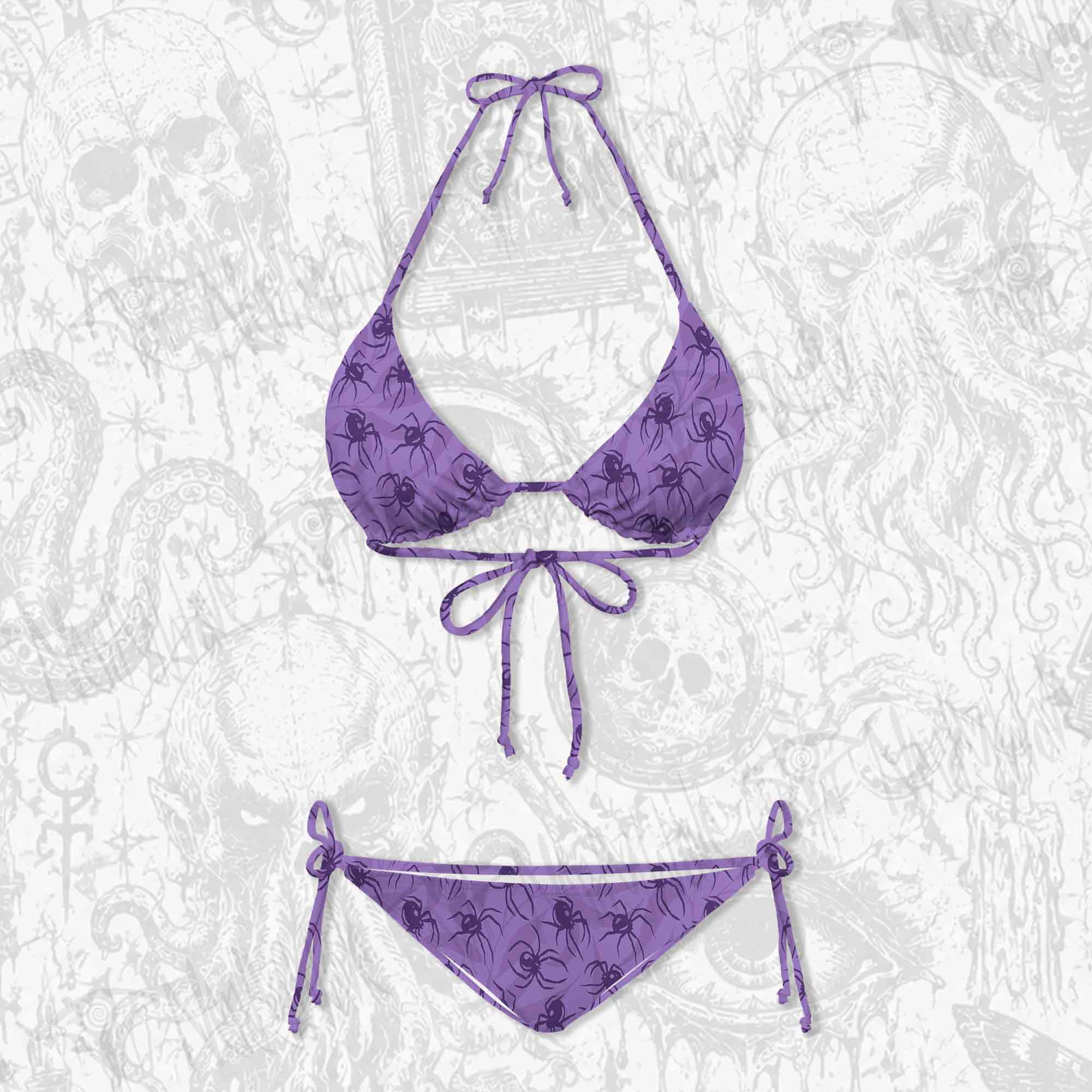 Spiders Women's Adjustable Tie-Strap Bikini