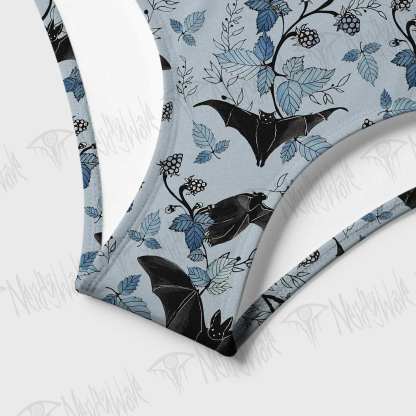 Flying Bats Women's Adjustable Tie-Strap Bikini