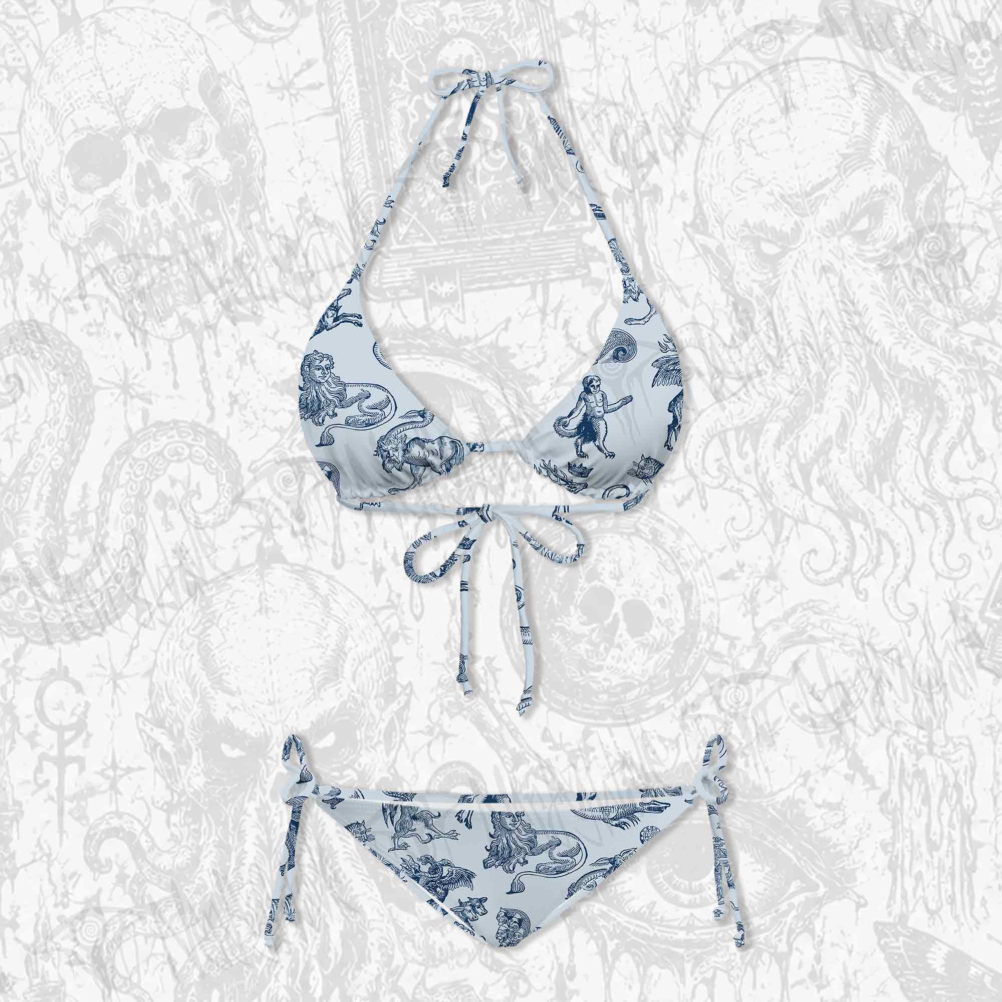 Medieval Monster Women's Adjustable Tie-Strap Bikini