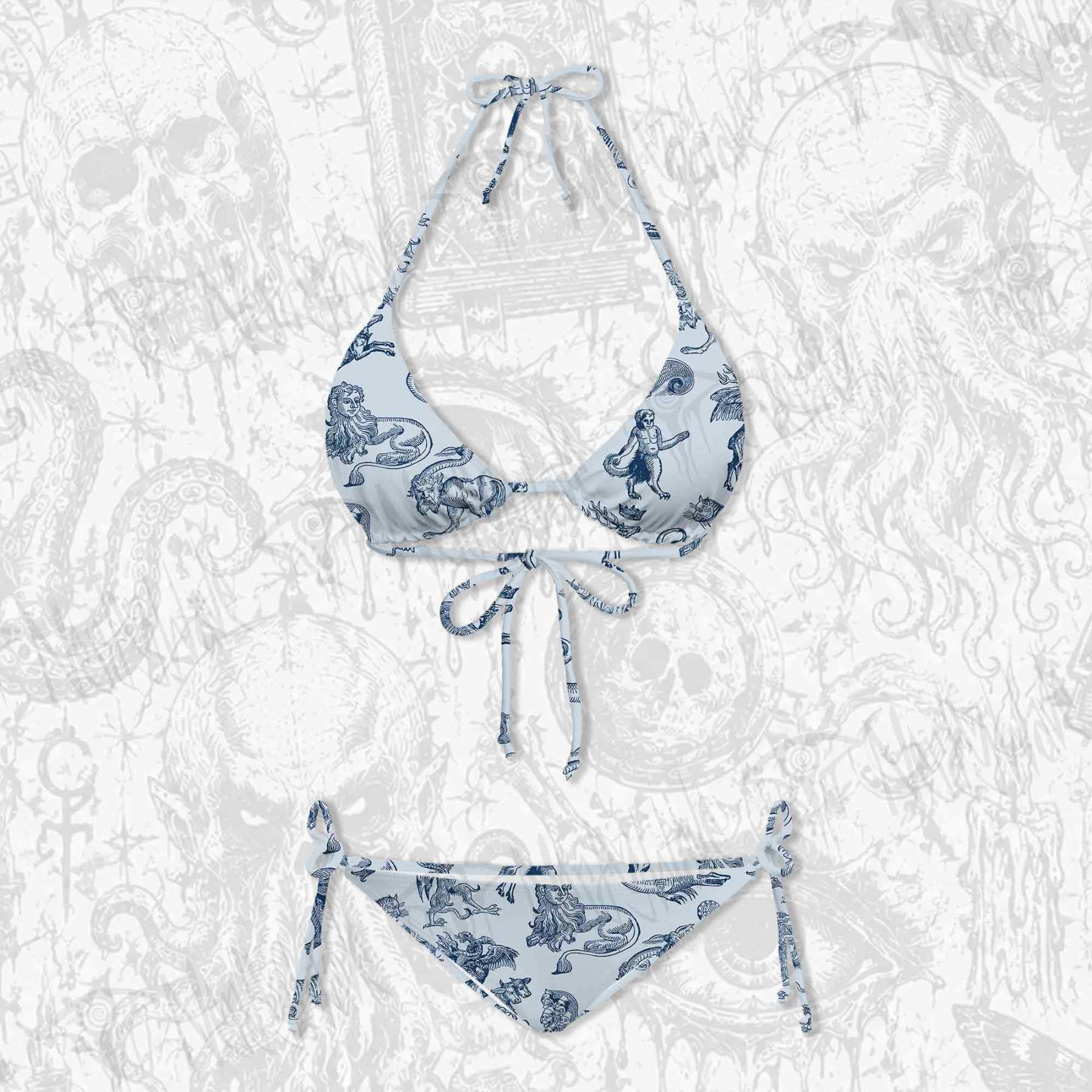 Medieval Monster Women's Adjustable Tie-Strap Bikini