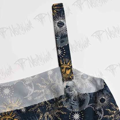 Astrology Spaghetti Strap Long Dress