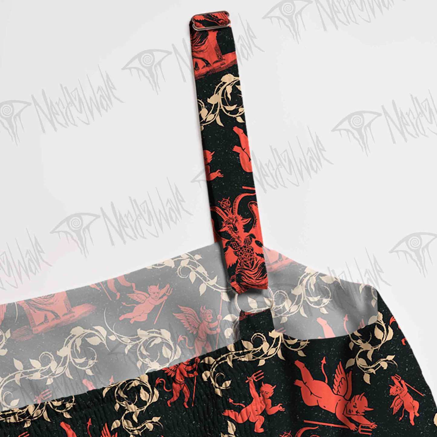 Devil Spaghetti Strap Long Dress