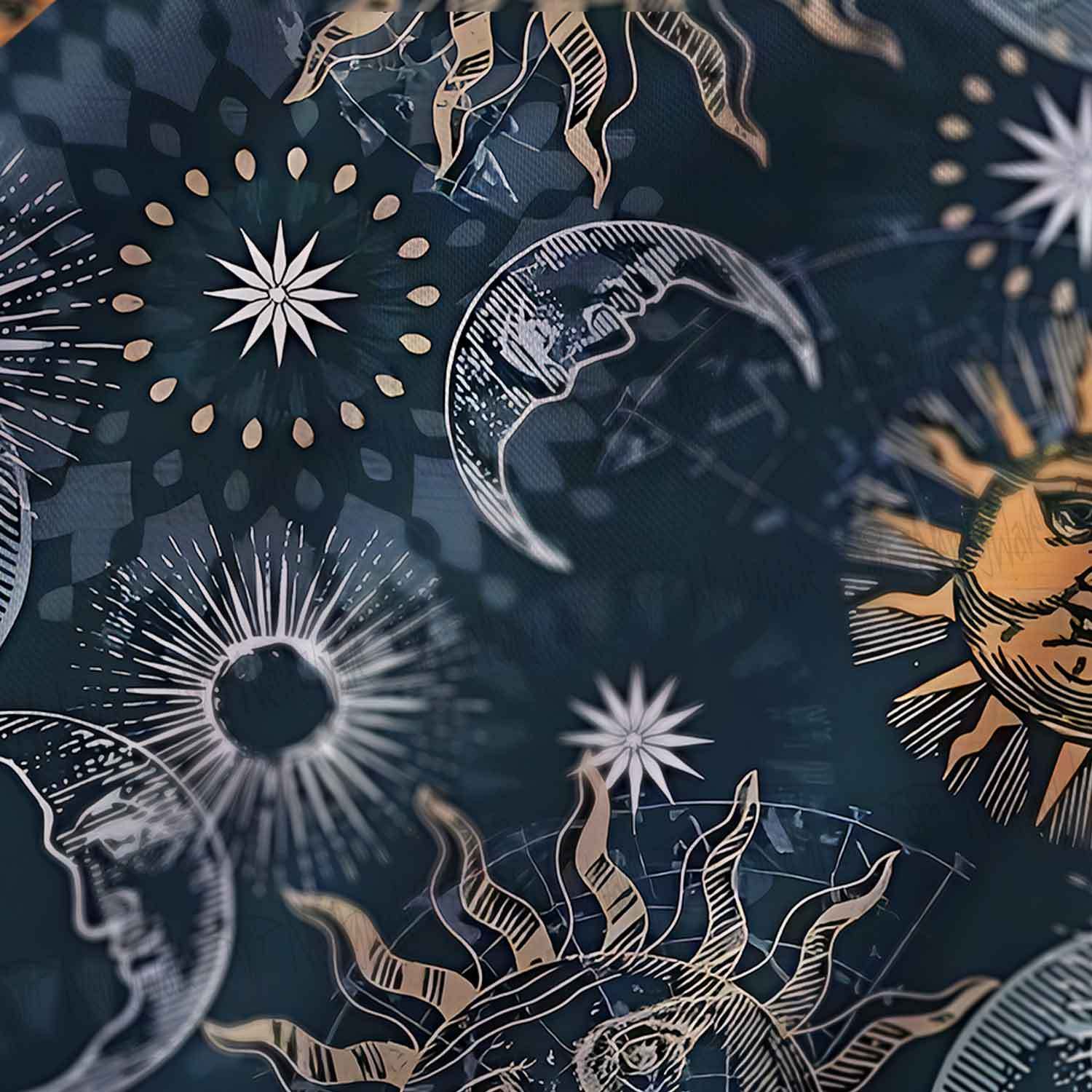 Astrology Cowl Neck Slip Dress