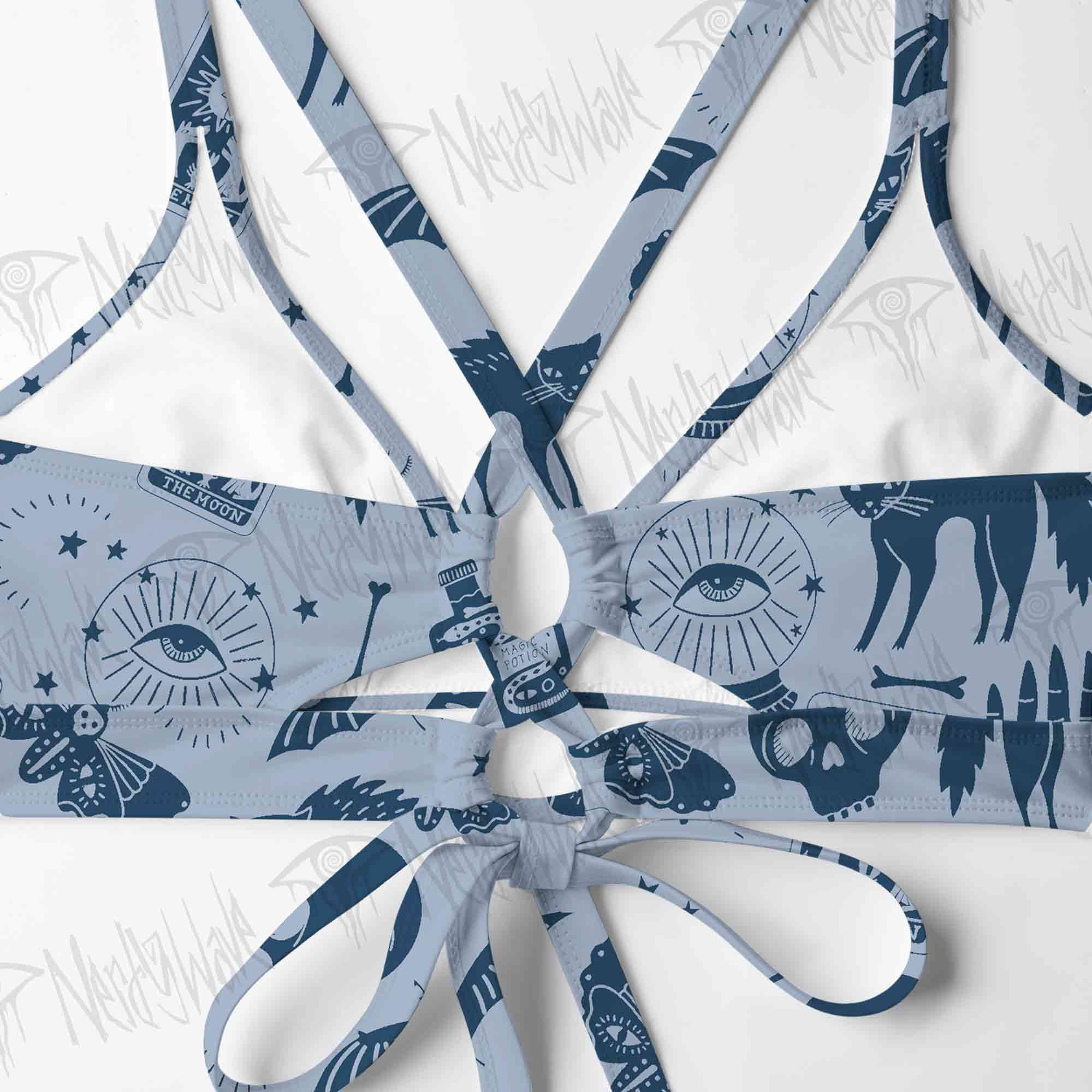 Mysterious Cats and Bats Bikini Set
