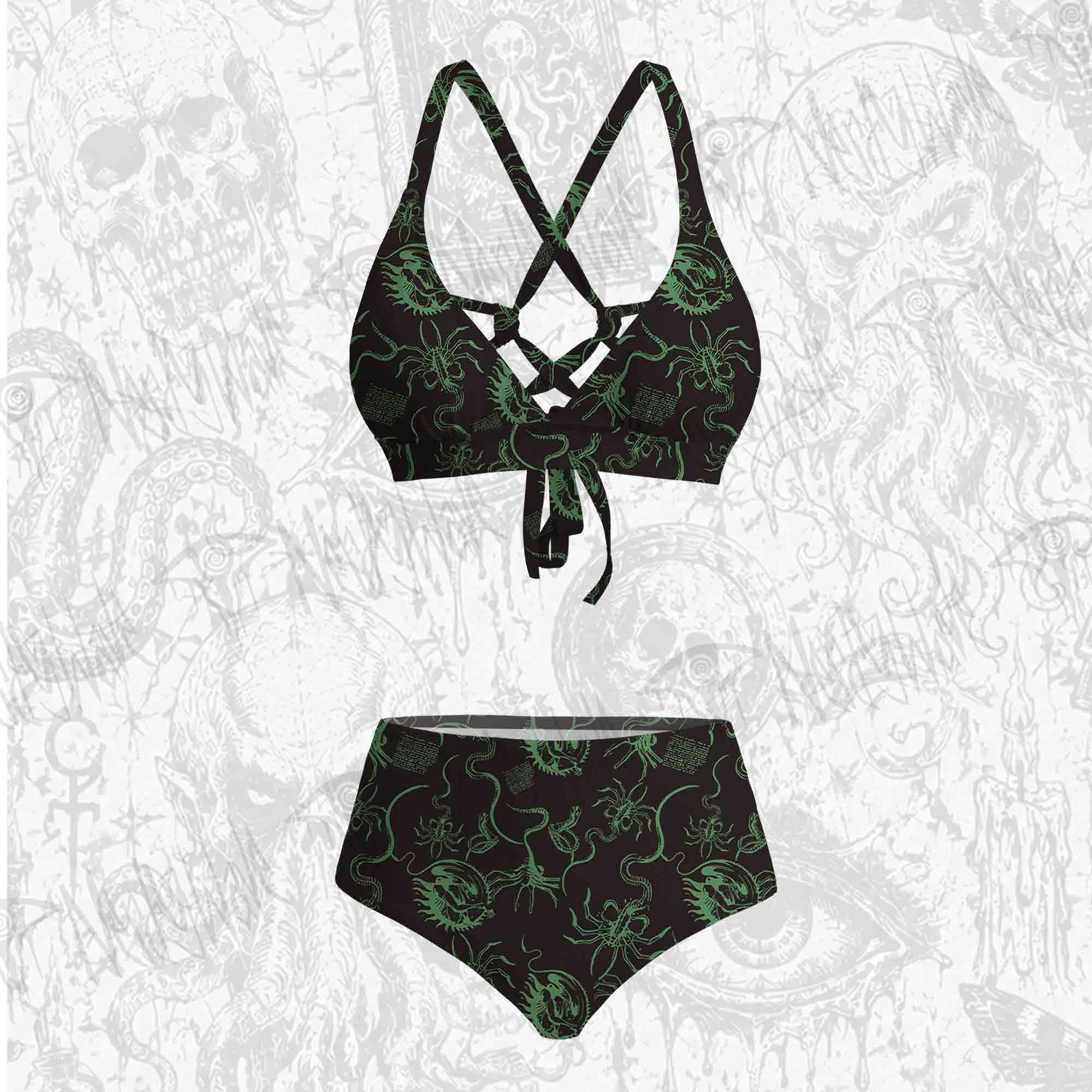 Alien Delivery Guy Bikini Set