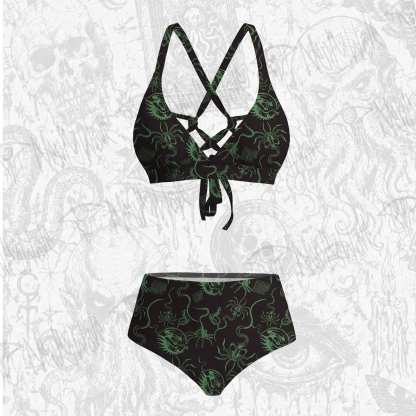 Alien Delivery Guy Bikini Set