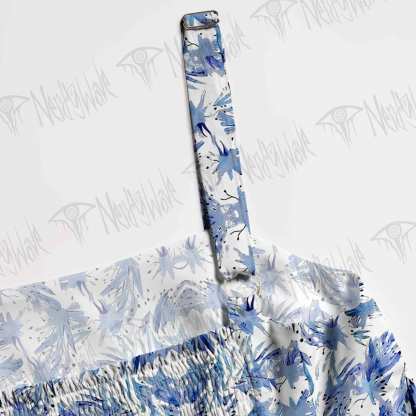 Exotic Plants Strap Long Dress