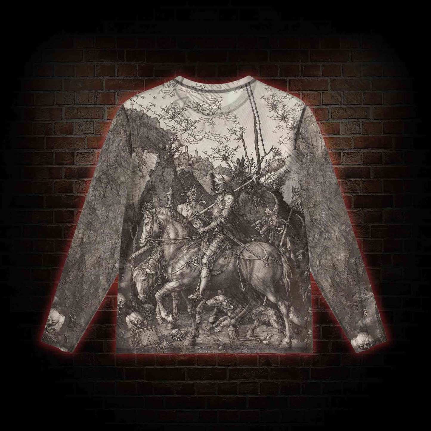 Medieval Knights Mesh Long Sleeve Top