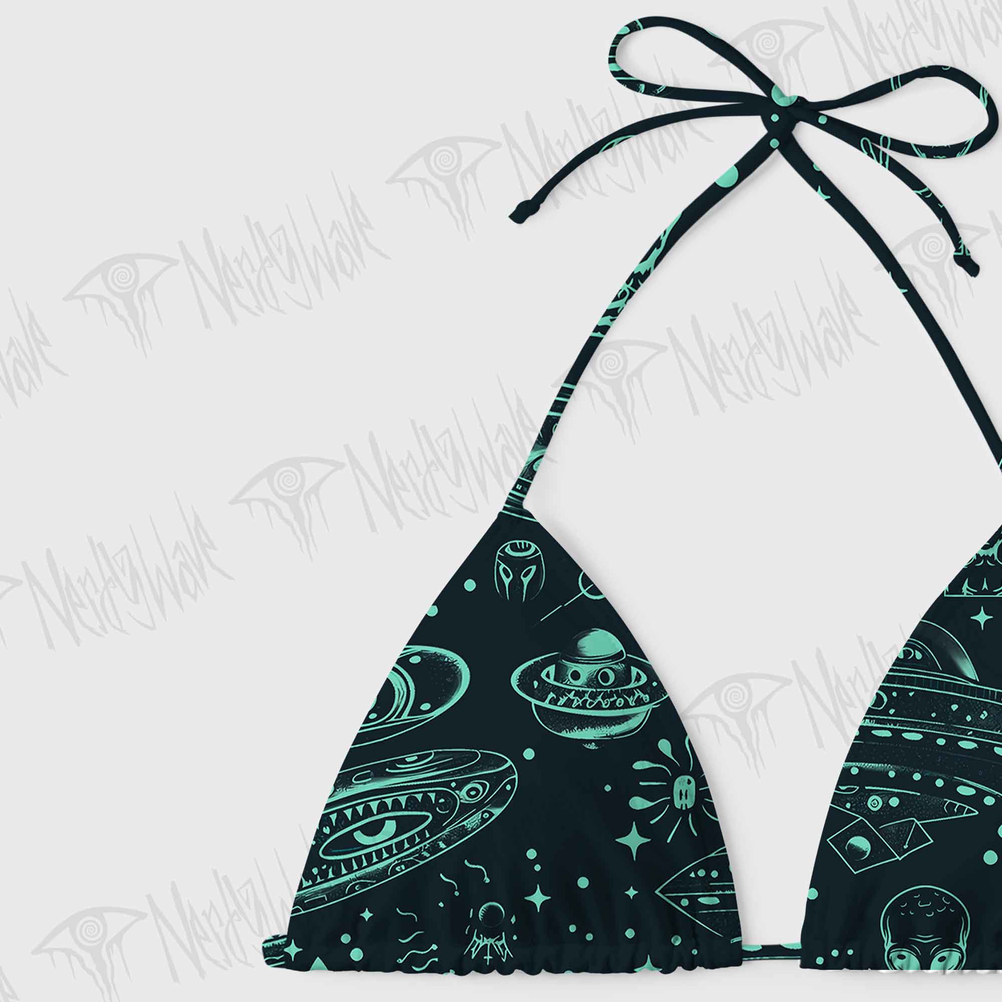 Outer Space Women's Adjustable Tie-Strap Bikini