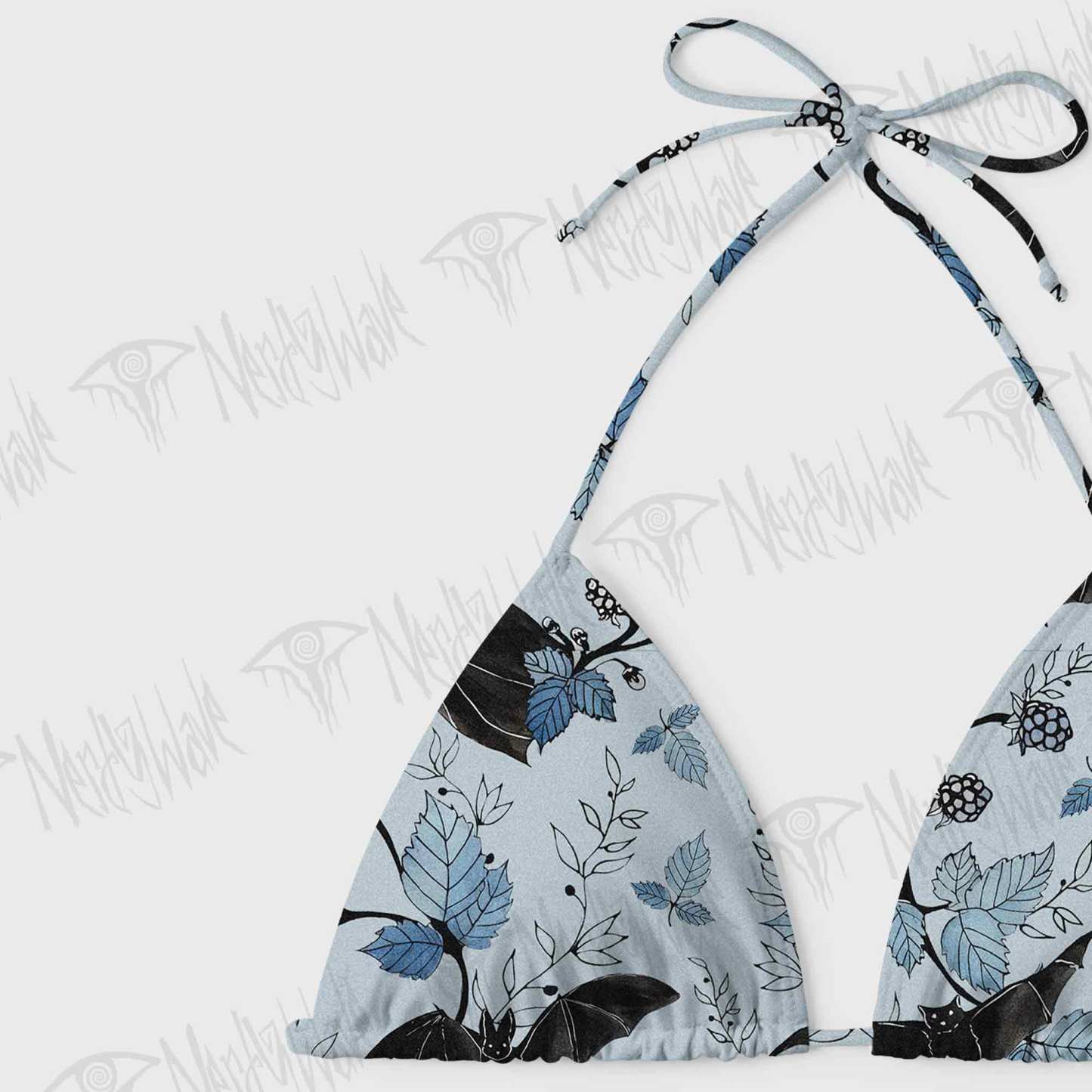 Flying Bats Women's Adjustable Tie-Strap Bikini