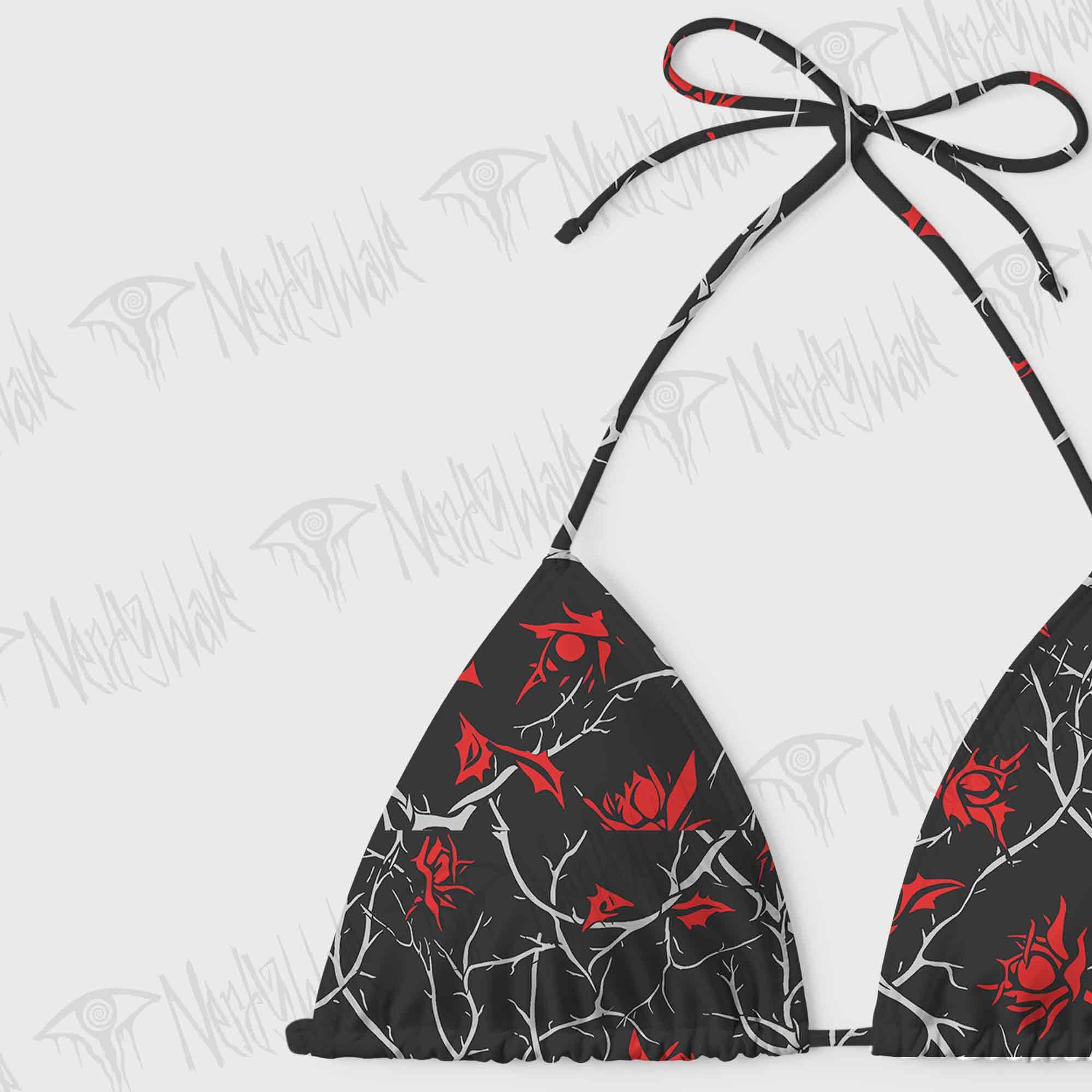 Thorns Women's Adjustable Tie-Strap Bikini