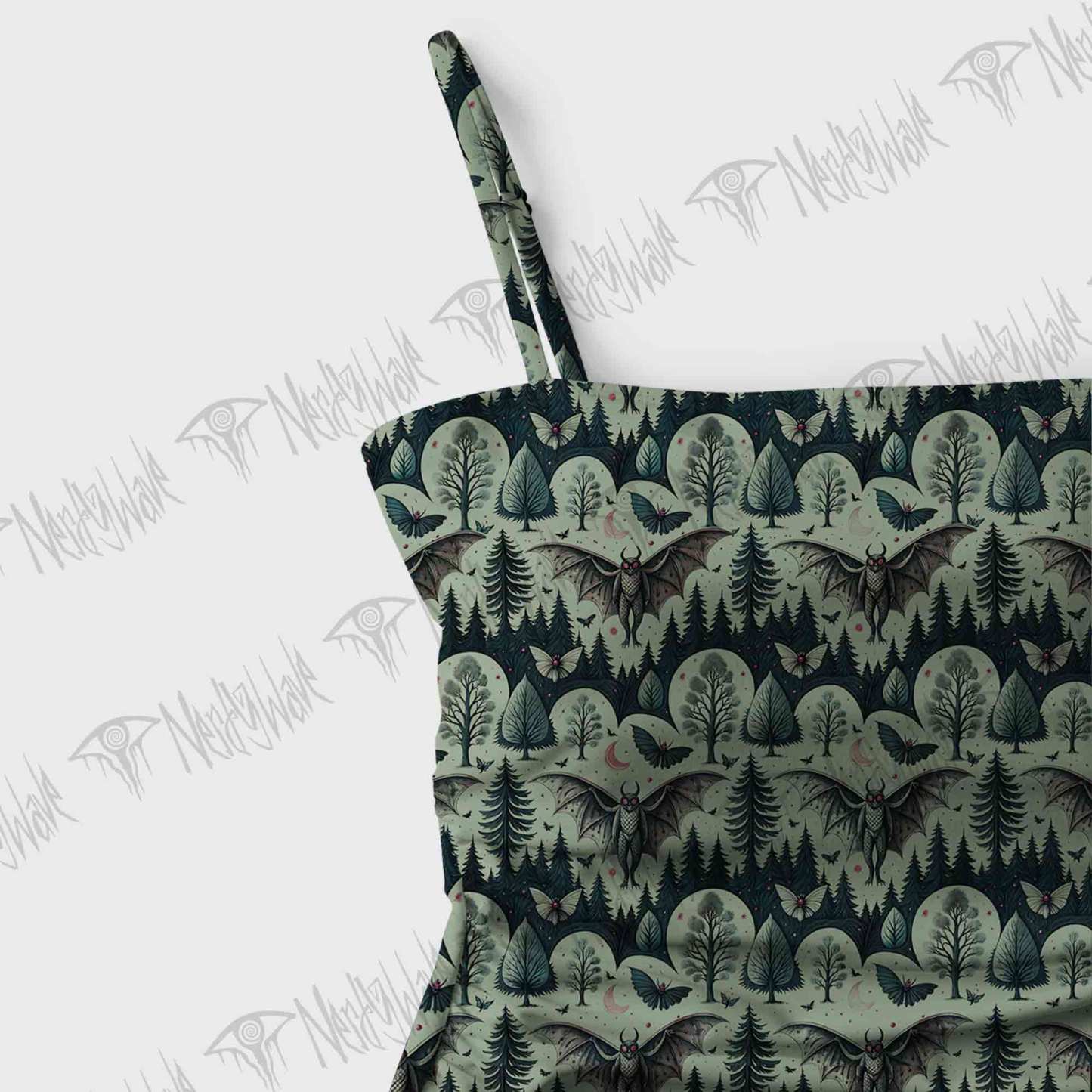 Home of the Mothman Slim-Strap Swimsuit