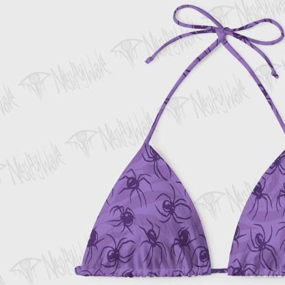 Spiders Women's Adjustable Tie-Strap Bikini