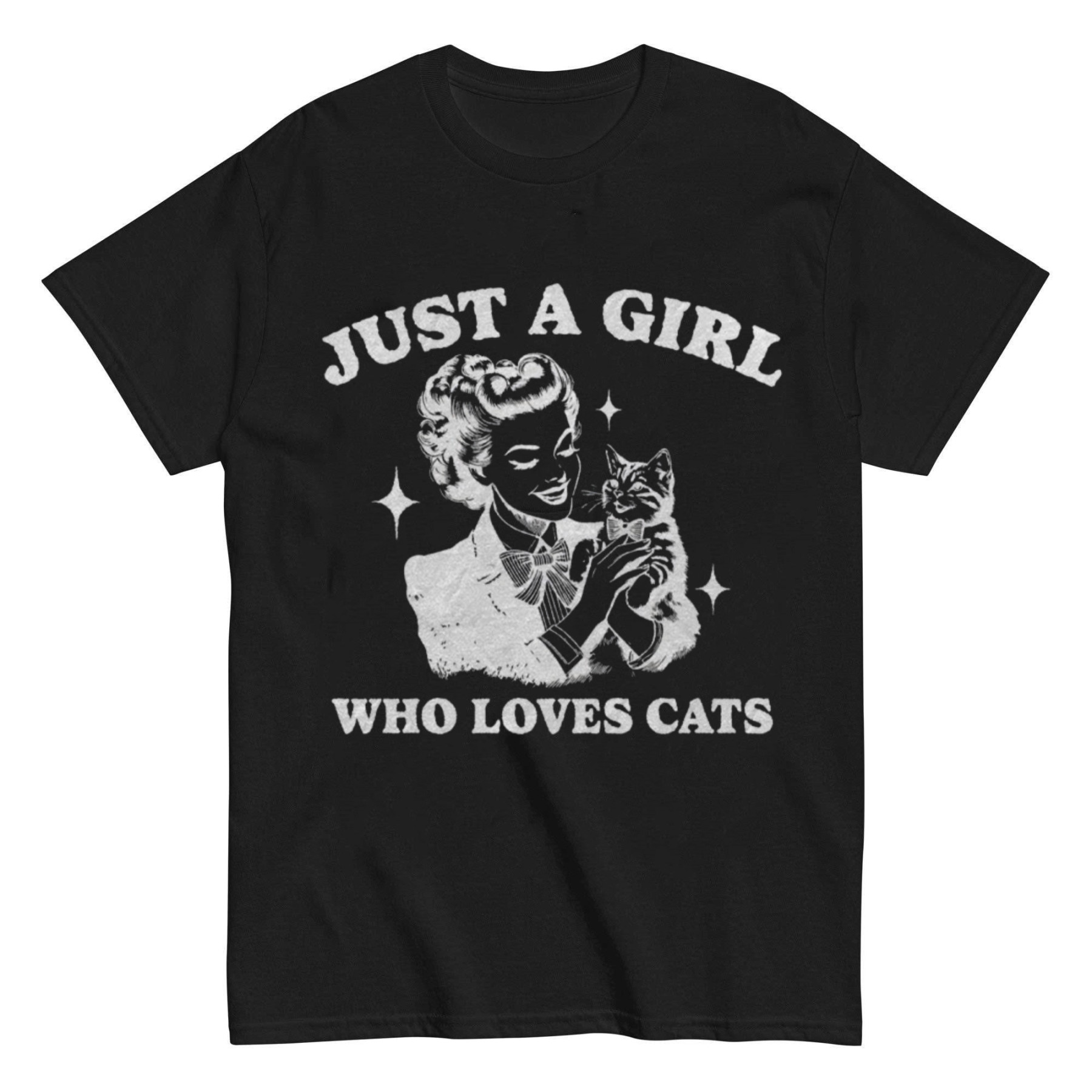 Just a Girl Who Loves Cats T-shirt