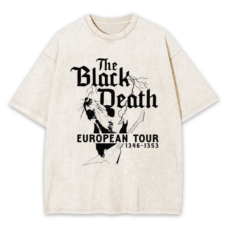 The Black Death Washed T-shirt