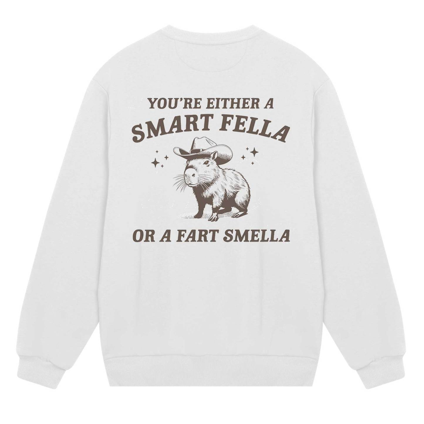 Smart Fella Or Fart Smella Sweatshirt