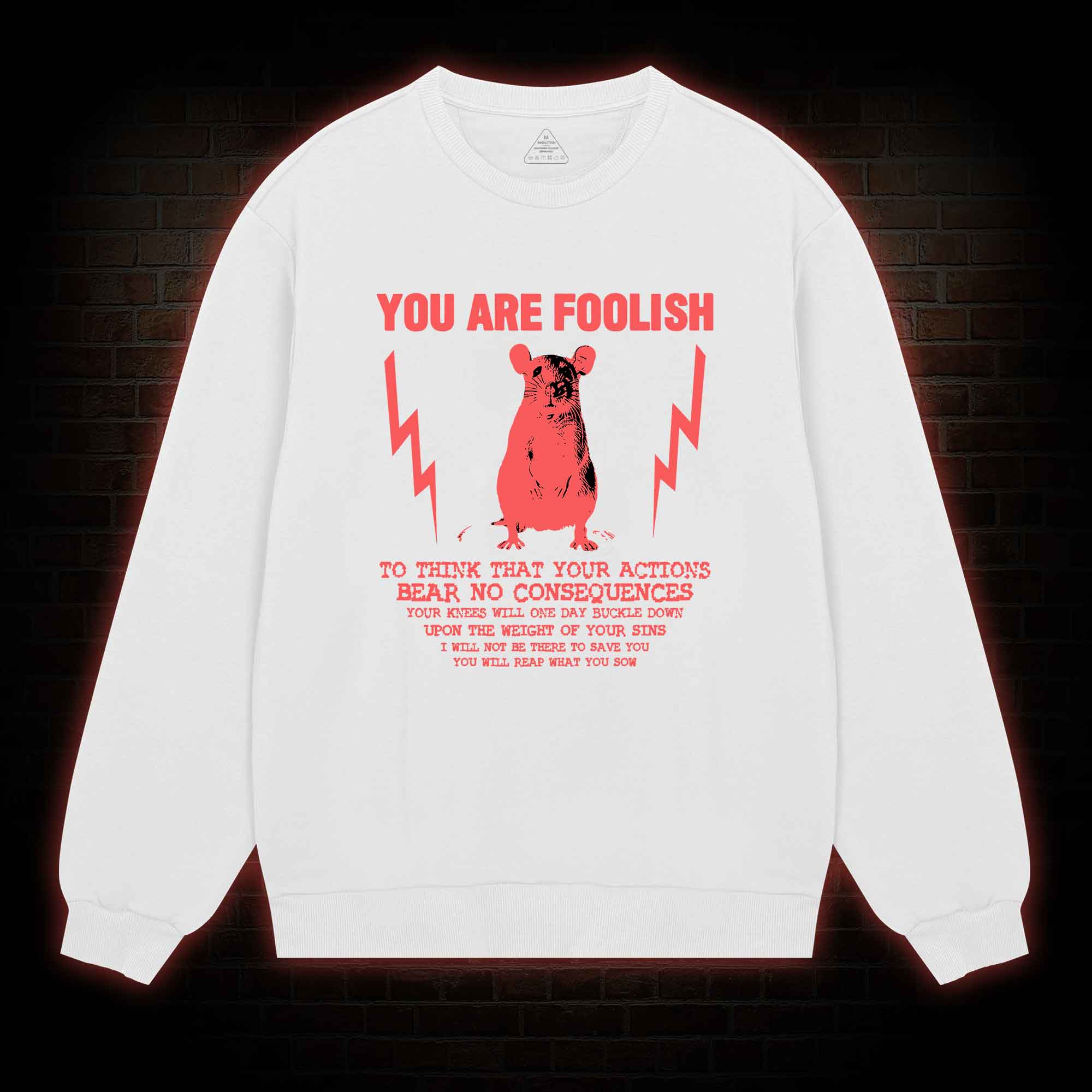You Are Foolish Sweatshirt