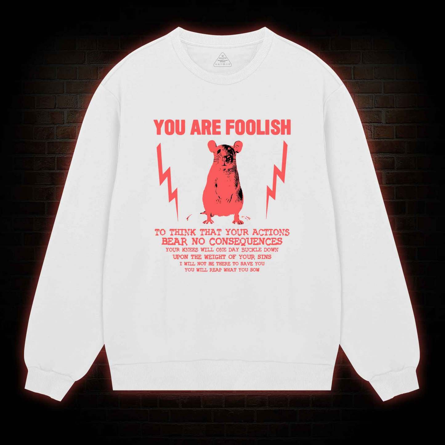 You Are Foolish Sweatshirt