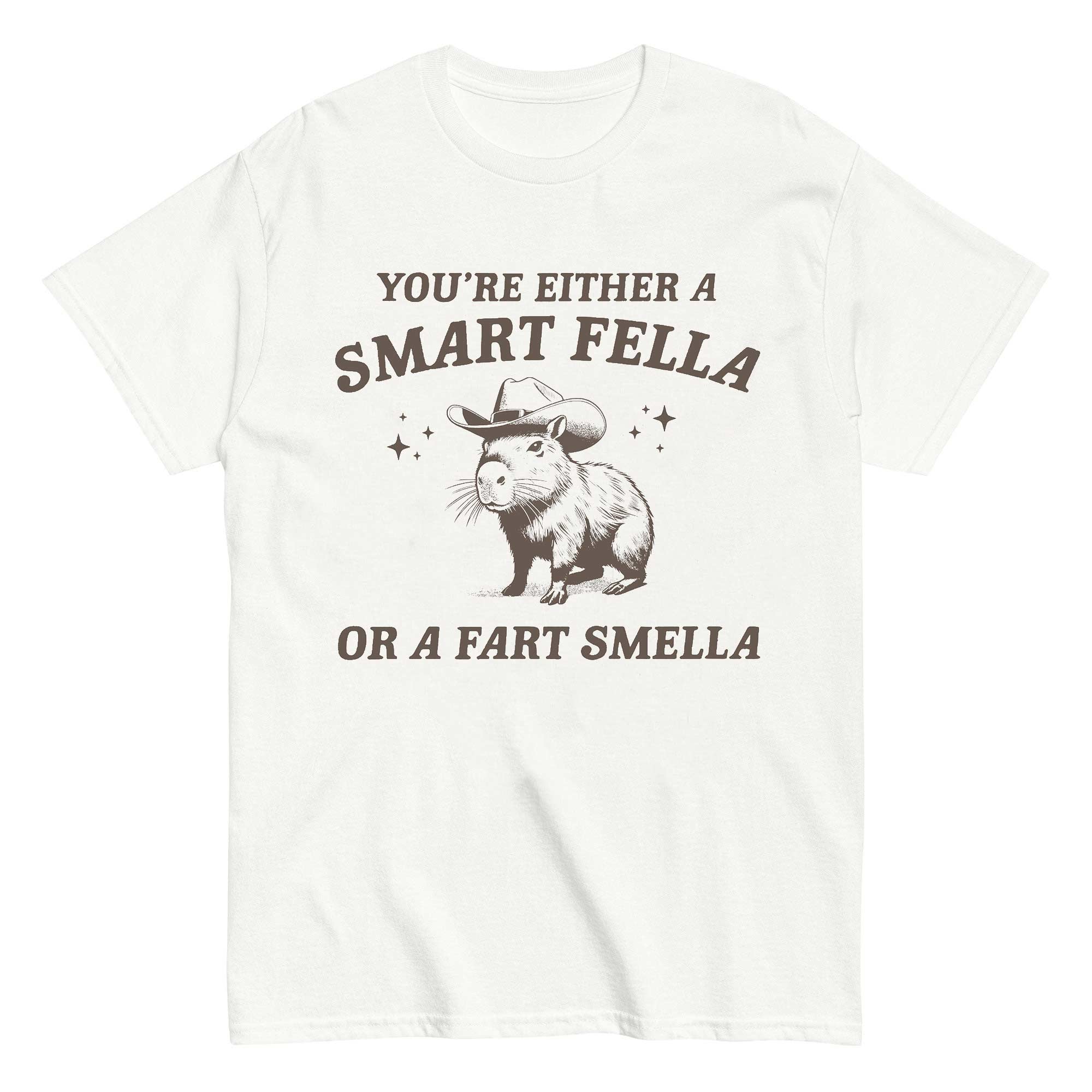 Smart Fella Or Fart Smella T-shirt