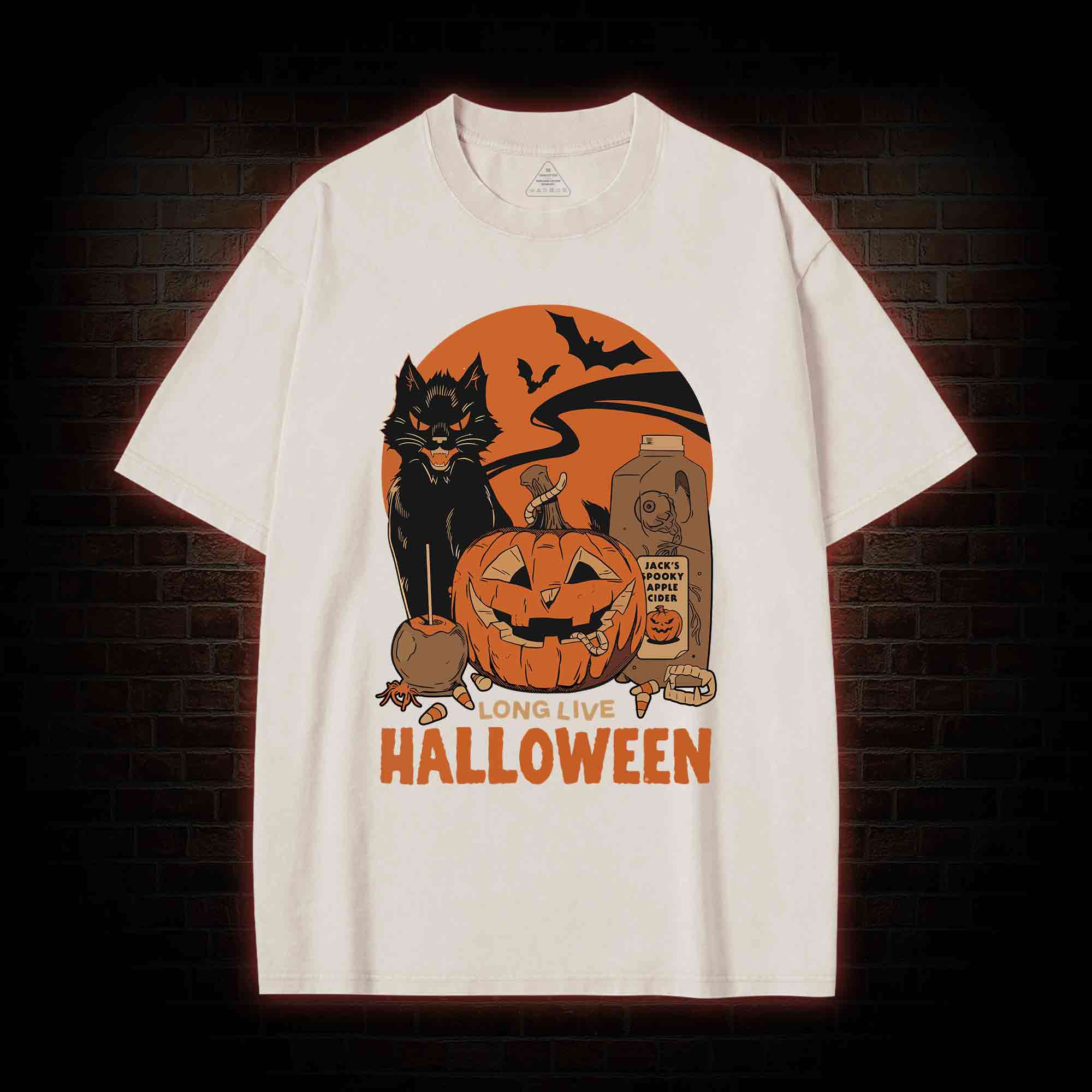 Long Live Halloween Washed T-shirt