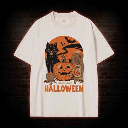 Long Live Halloween Washed T-shirt