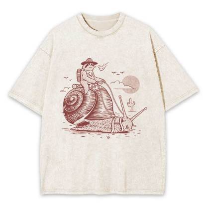 Slow Rider Washed T-shirt
