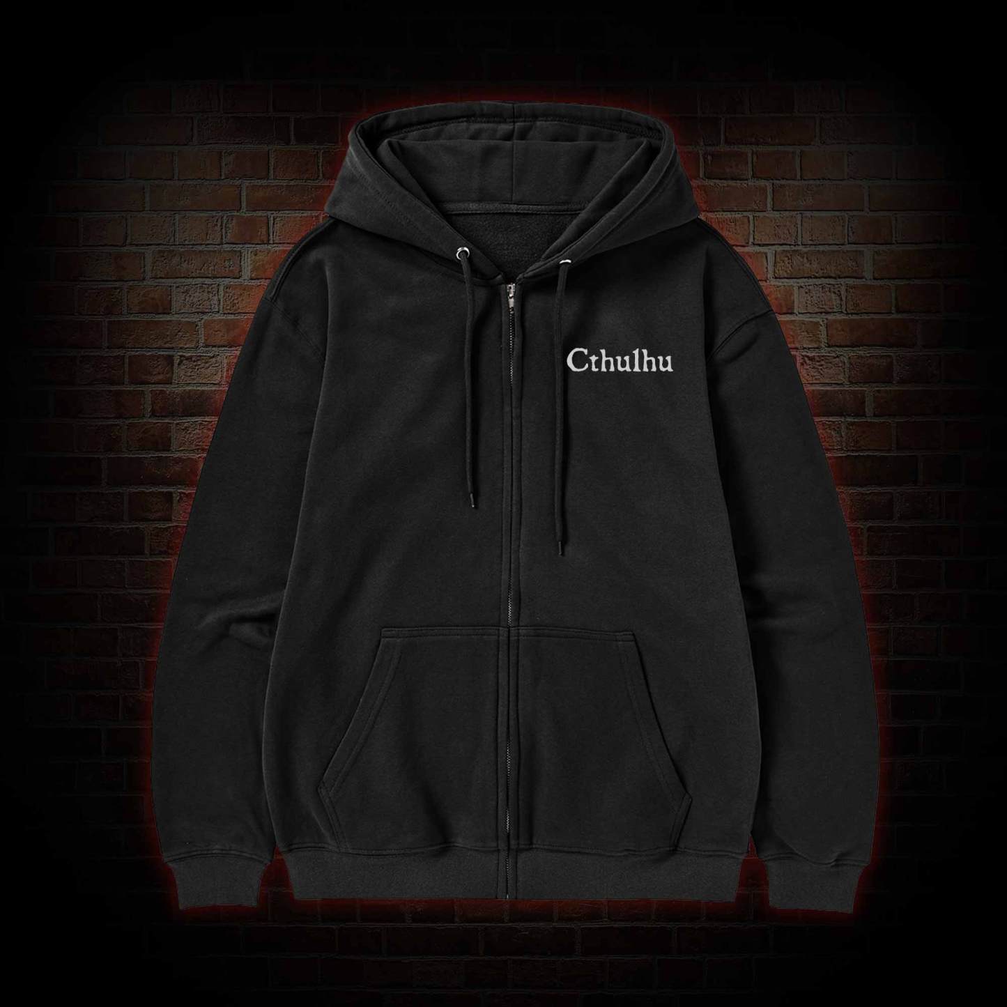 Thus Emergeth Cthulhu Zipper Hoodie