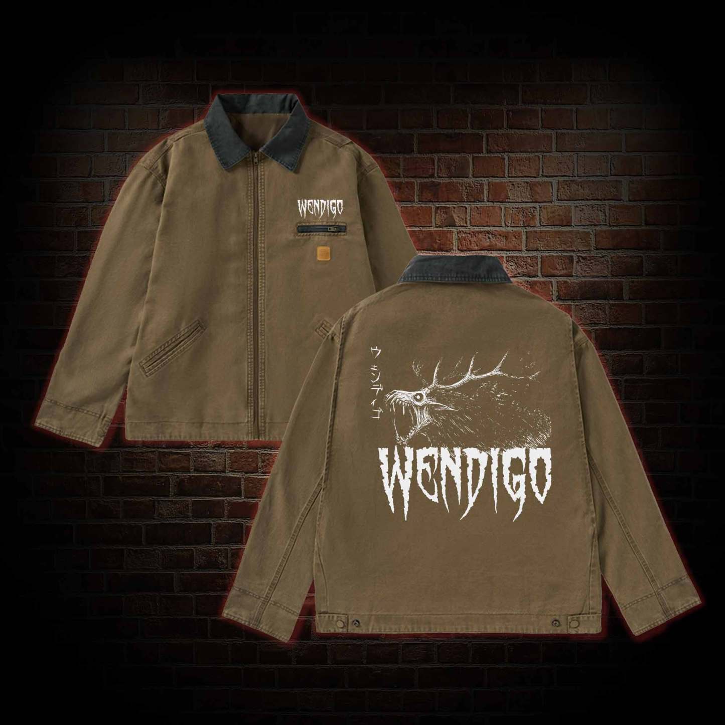 Wendigo Scary Monster Classic Jacket