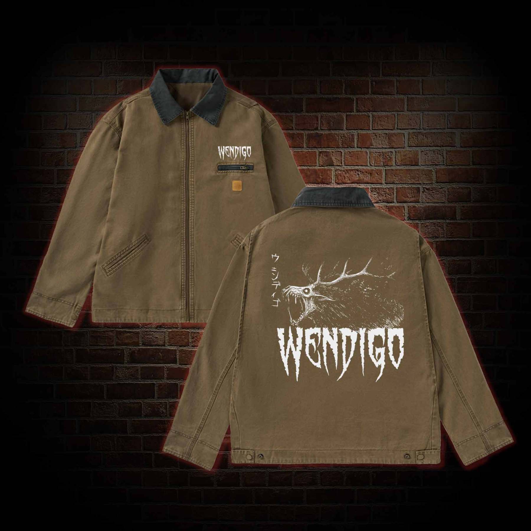 Wendigo Scary Monster Classic Jacket