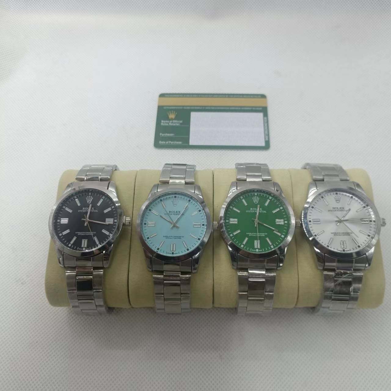 ROLEX OYSTER PERPETUAL WATCH 41MM SILVER DIAL 124300 0006