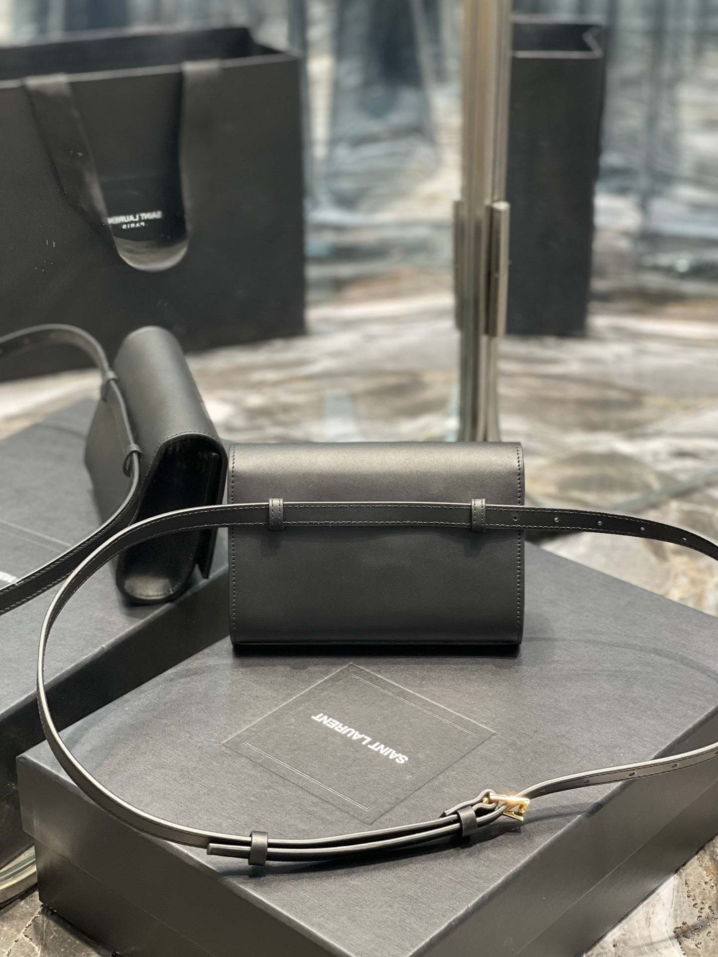 YSSL Kate Belt Bag Black For Women, Women’s Bags 7in/18cm YSL