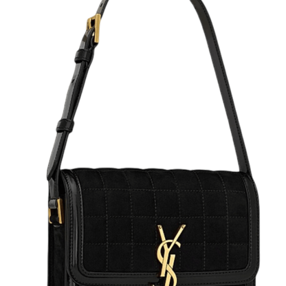 SAINT LAURENT SMALL SOLFERINO SATCHEL BLACK 18CM